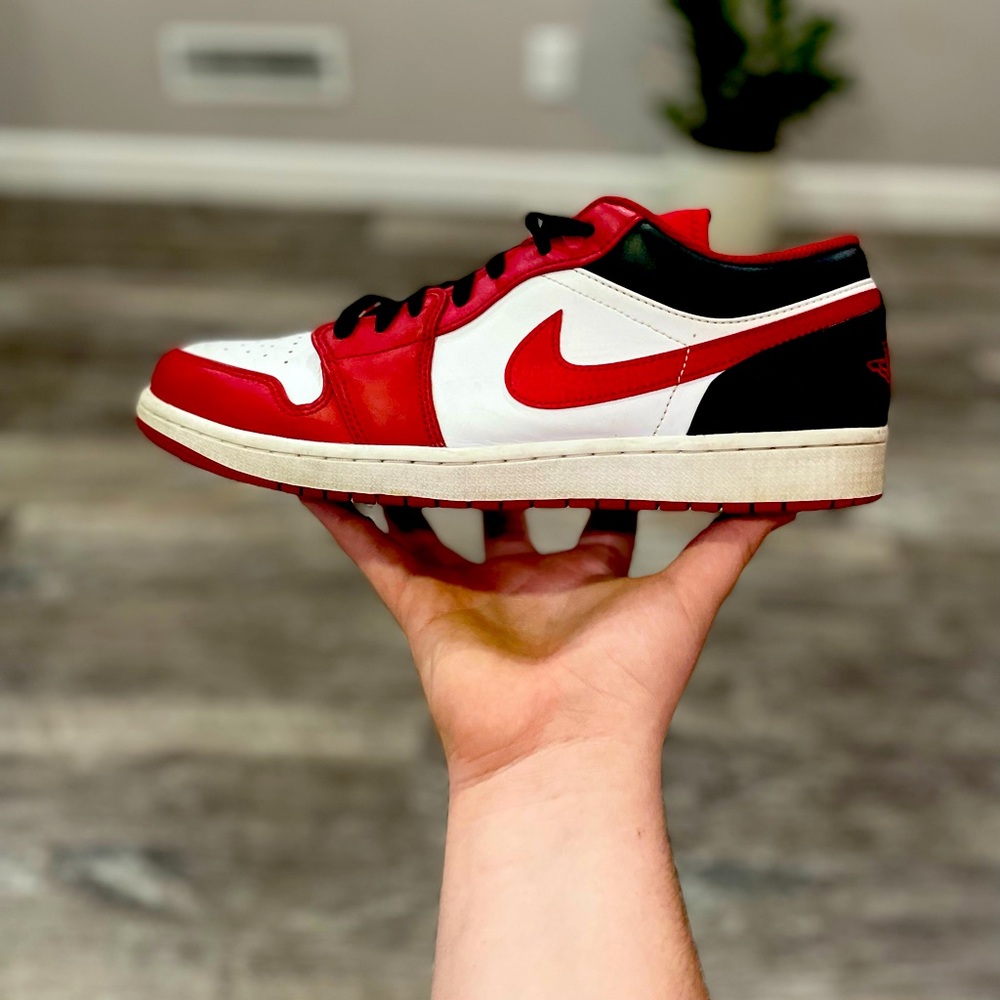 Size 12 - Jordan 1 Low Reverse Black Toe